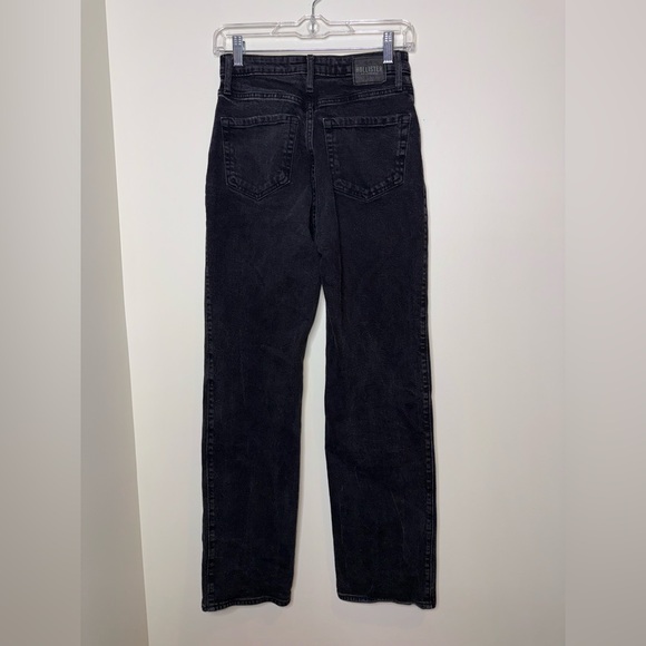 Hollister Charcoal Denim Straight Leg Jeans - Picture 4 of 8
